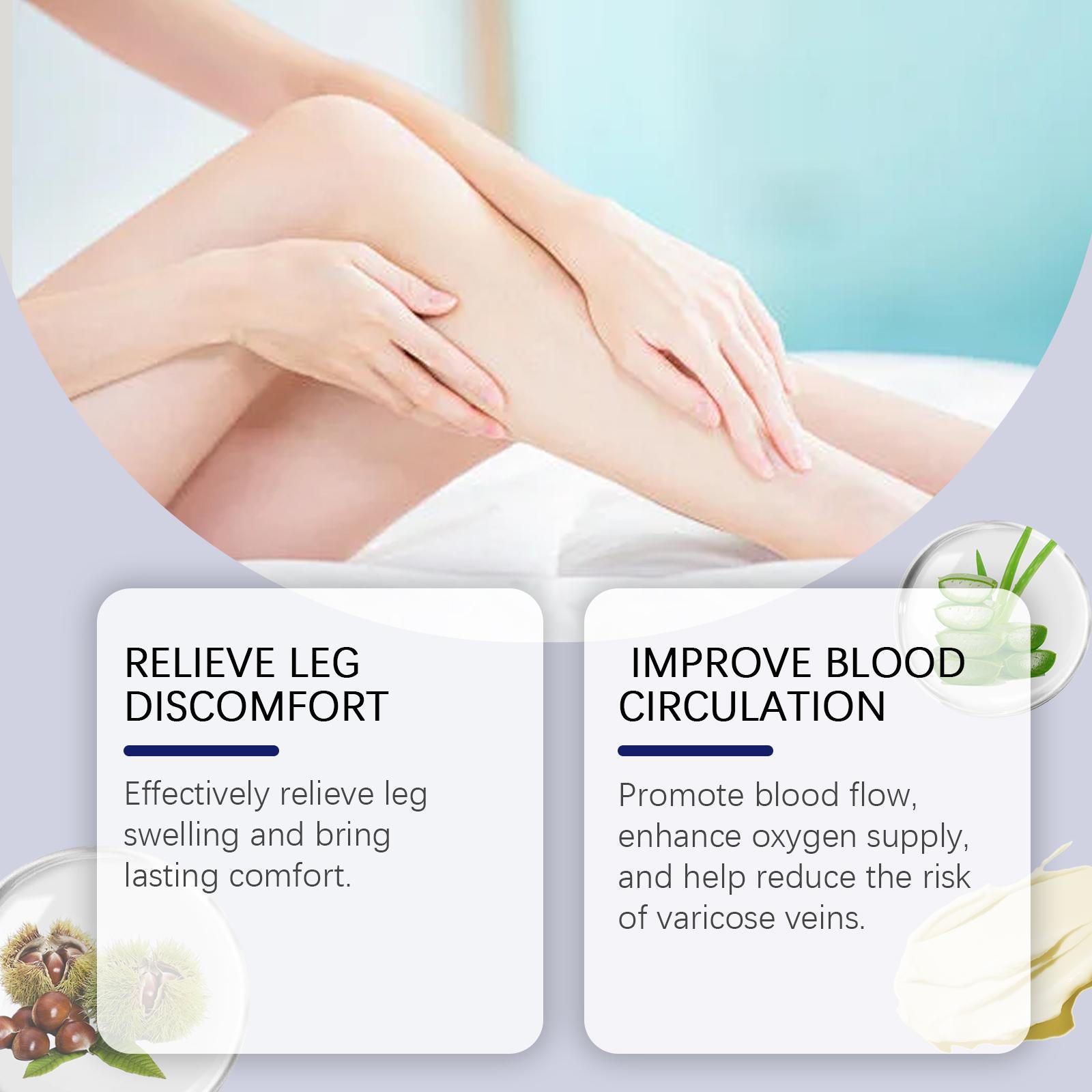 Leg Care Cream Relieves Leg Discomfort Repair Daily Body Care Moisturizing Skin Massage Cream