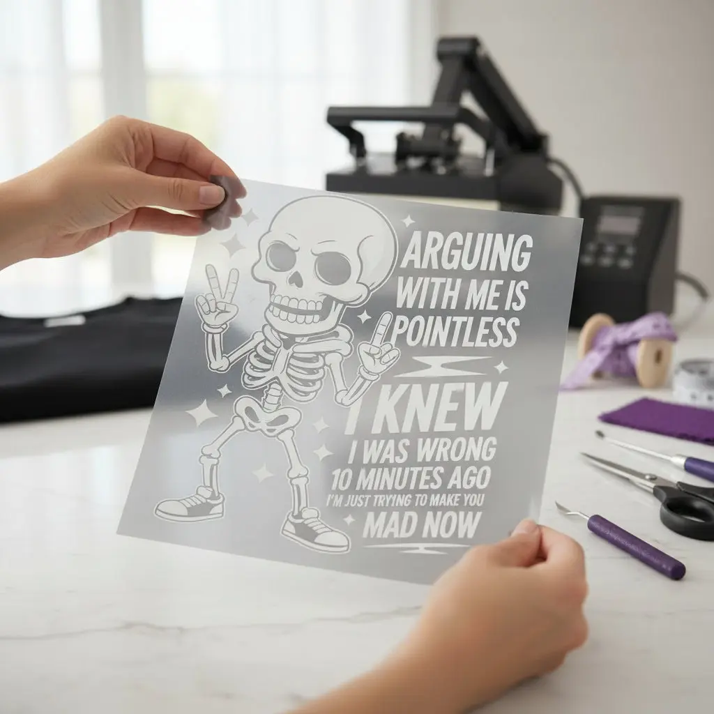 Arguing With Me Is Pointless 12x12 Ready-to-Press DTF Transfer