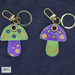 Mushroom Keychain - Adorable Fungi for Your Keys