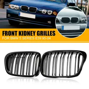 Gloss Black Car Front Kidney Grille Grill Racing Grills For BMW E39 5-Series 525i 528i 540i M5 1997-2003 51137005837