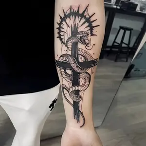 6 Large Pictures, the Fallen Angel Is Very Large, the Herb Is Temporary Tattoo Cream, the Herb Is Tattoo Cream, and the Color Is Slowly Colored Within 48 Hours, Lasting 7-15 Days, Very Suitable for Halloween