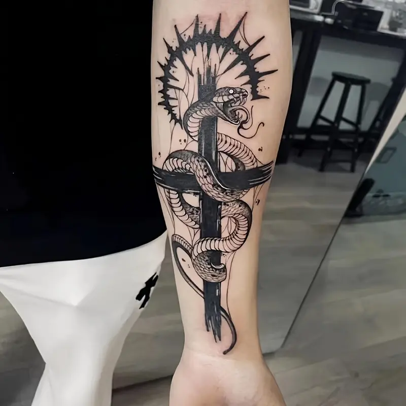 6 Large Pictures, the Fallen Angel Is Very Large, the Herb Is Temporary Tattoo Cream, the Herb Is Tattoo Cream, and the Color Is Slowly Colored Within 48 Hours, Lasting 7-15 Days, Very Suitable for Halloween