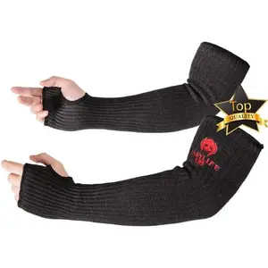 Cut Resistant Arm Protector Gardening Sleeves for Men Women with Thumb Hole - Lightweight & Breathable Farmers Sleeves for Thin Skin & Bruising - Arm Sleeves for Garden, Welding, Biting, Pet Grooming