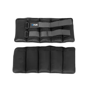 Fuel Pureformance Unisex Adjustable Wrist & Ankle Weights, 10-Pound Pair (5-10-20lb Total - 5 Removable Weight Packs)