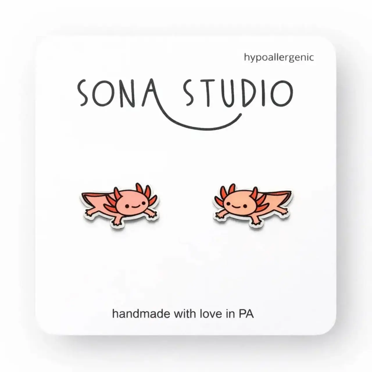 Axolotl Earrings