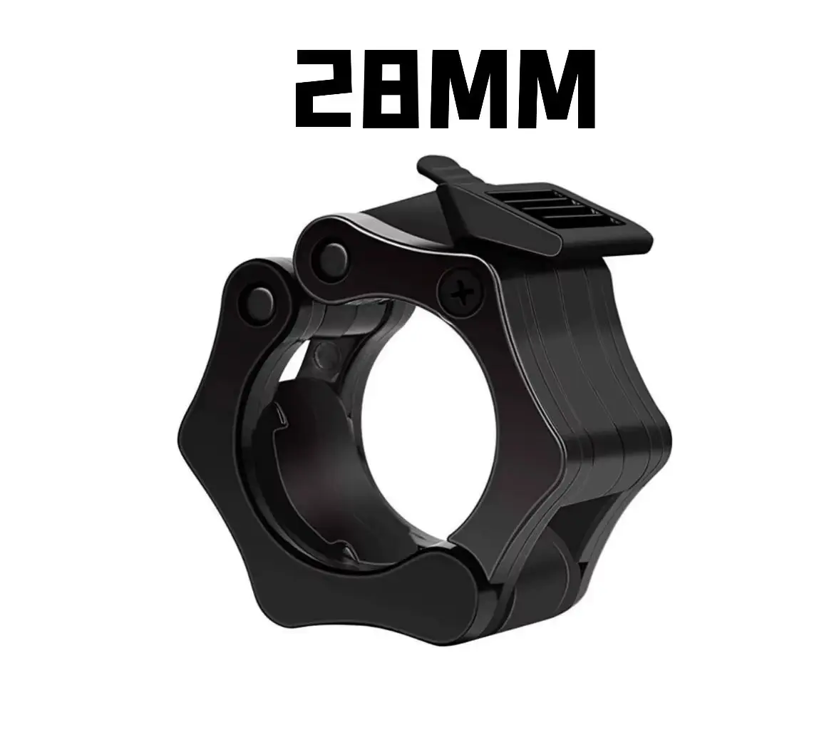 Premium Barbell Collar Lock Clips - Secure Dumbbell Clamps for Weight Lifting (28mm, 30mm, 25mm)