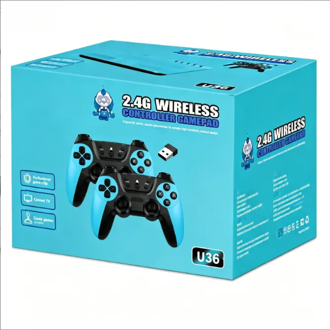 U36 Model Game Controller Packaging Box, Console Handle Storage Solution with Secure Storage Functionality