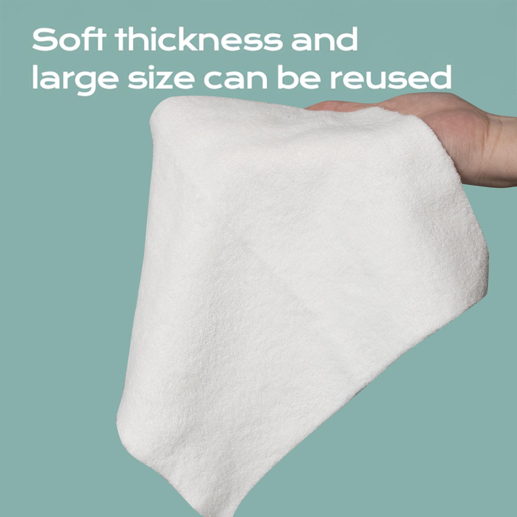 8.7*8.7inch*20pcs, 1/2/3Packs Of Removable Cleansing Wipes, Free Of Fluff, Thick And Soft, Suitable For Both Dry And Wet Use, Suitable For Skincare And Makeup Removal, Travel, And Home Essentials Napkin