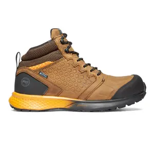 Timberland Pro Mens Reaxion 4 Inch Waterproof Composite Toe  Work/Duty - Brown