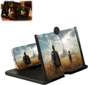 Pocket Movie Theater - 3X Screen Amplification 12" HD Display Foldable Design for All Smartphones Eco-Friendly Zero Power Required