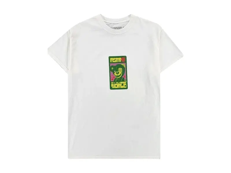 Travis Scott Scare Bear Tee White T-Shirt White (men) by StockX