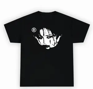 T-Shirt Y2K with blue graphic V2 - streetwear, oversized, gothic, Grunge, aesthetic, clothing, men, women, eboy, egirl, skull y2k Streetwear unisex graphic Unisex shirt Crewneck Fitted Shortsleeve Sleeve