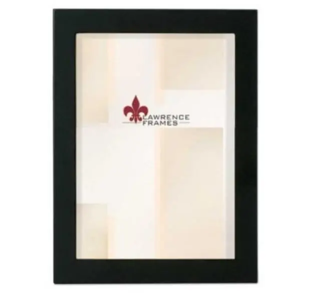 212 MAIN Classic Rectangular 8x10 Black Wooden Picture Frame - Gallery Collection, Half-Inch Mold, Easel Back, Baby Decor for Wall Display, Classic Rectangular Frame, Picture Frames