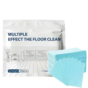 100 Piece Floor Cleaning Tablets Multi-Surface Cleaner for Hardwood Laminate Tile & RV Walls Antibacterial Deodorization Maintenance