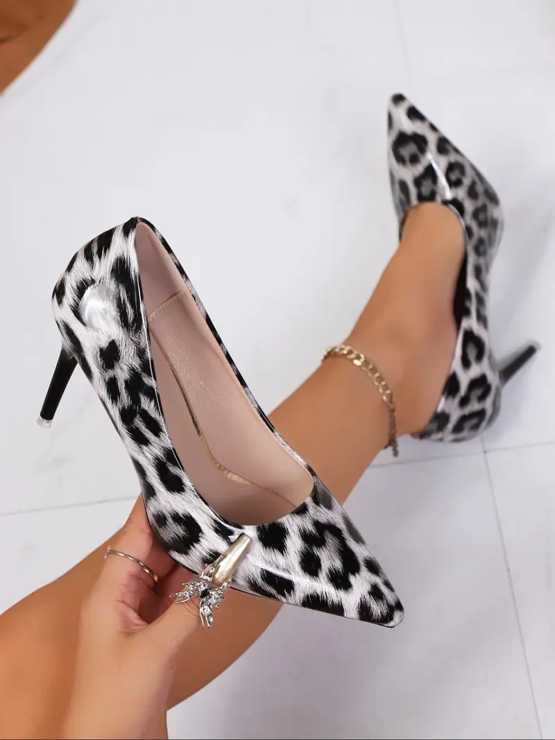 leopard print outfits red heels - TikTok Shop