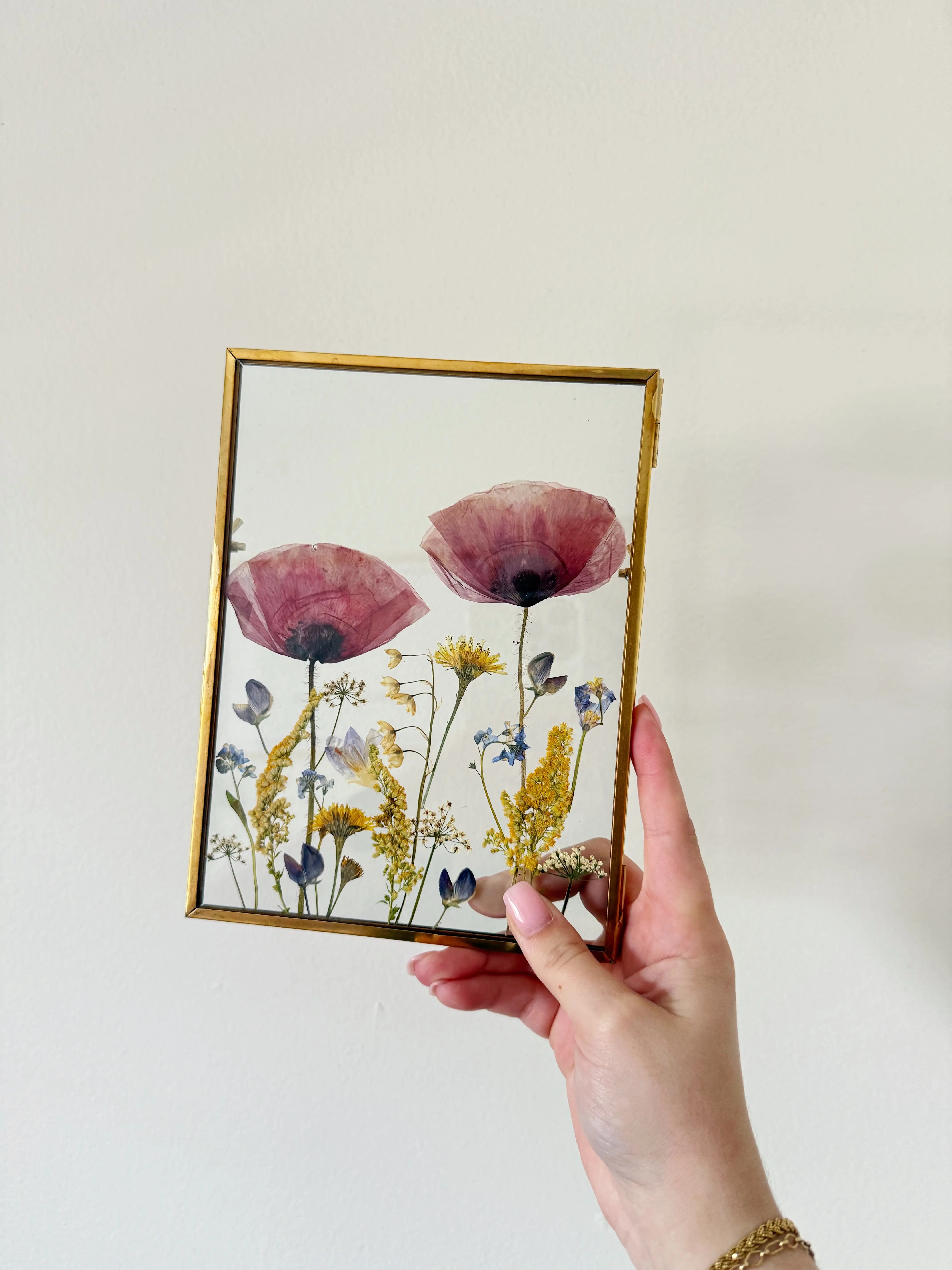 custom pressed flower frame