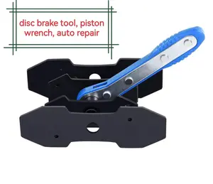 Car Brake Piston Press Tool – Effort-Saving 360° Rotating Caliper Wrench for Single, Dual & Quad Piston Disc Brakes, Portable Brake Repair Tool