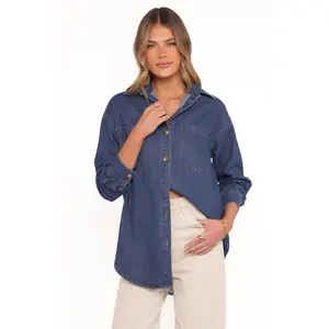 Anicia Denim Shirt - Dark