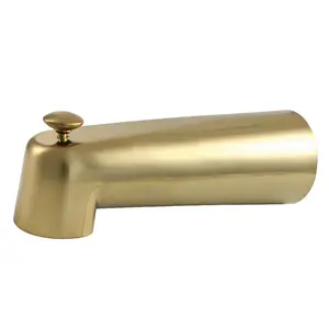 212 MAIN 7 in. Diverter Tub Spout, Modern Style, Brushed Brass Finish, Zinc Alloy Construction, Diverter Lever