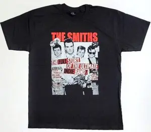 The SMITHS T-shirt Morrissey Indie Rock Adult Men's 100% Cotton Tee New Menswear Soft Top Traditional