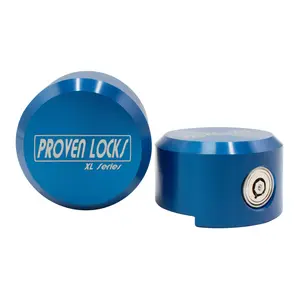 Proven Industries Model 400XL High Security Puck Lock (Qty. 1 Puck)- Two Keys Included - Made in USA