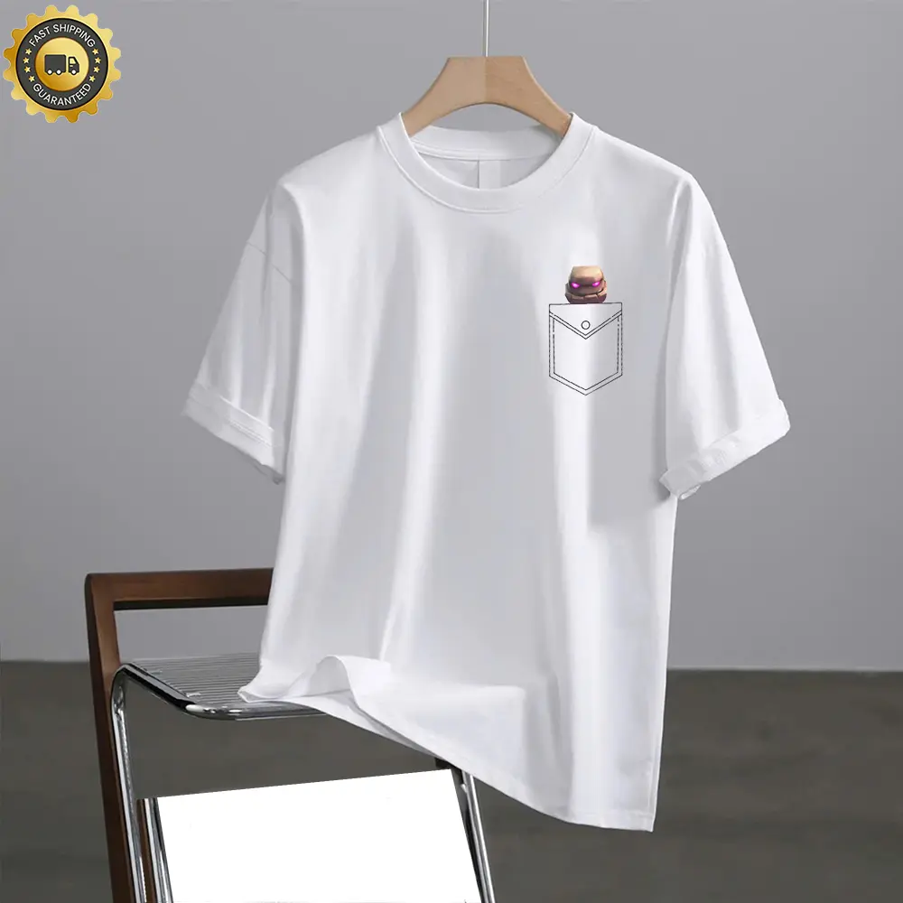 Sneaky Pocket Golem Shirt – Funny Graphic Tee for Everyday Streetwear, Summer Casual Top