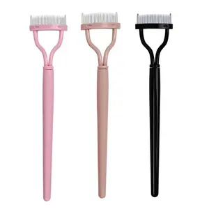 Stainless Steel Eyelash Comb for Perfectly Groomed Lashes, Durable and Easy-To-Clean Beauty Tool, Essential Accessory to Prevent Clumping