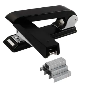 360 Degree Rotating Stapler with 1000 Staples, Durable Metal Material, Suitable for 12# Staples, Ideal for Books and Binders