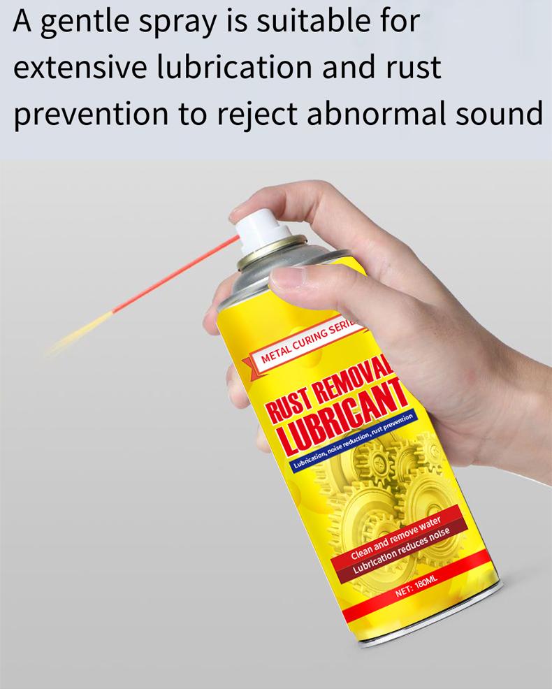 Multi-Function Rust Removal Spray-5.8oz forLubrication, Rust Prevention & Noise Reduction