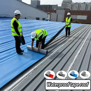 FuBou 19.6" x 11yd Waterproof Tape Roll. Perfect for Pipes, Gutters & Small Roof Repairs. 10+ Year Durability. Peel & Stick! Long Lasting Adhesive High Temperature Resistant Heavy Duty