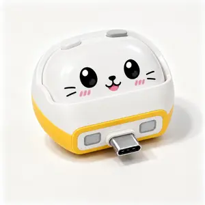 Cute Cartoon Auto Shutoff Charging Adapter – Intelligent Power Cut When Fully Charged, Battery Protection, USB-C Compatible Devices