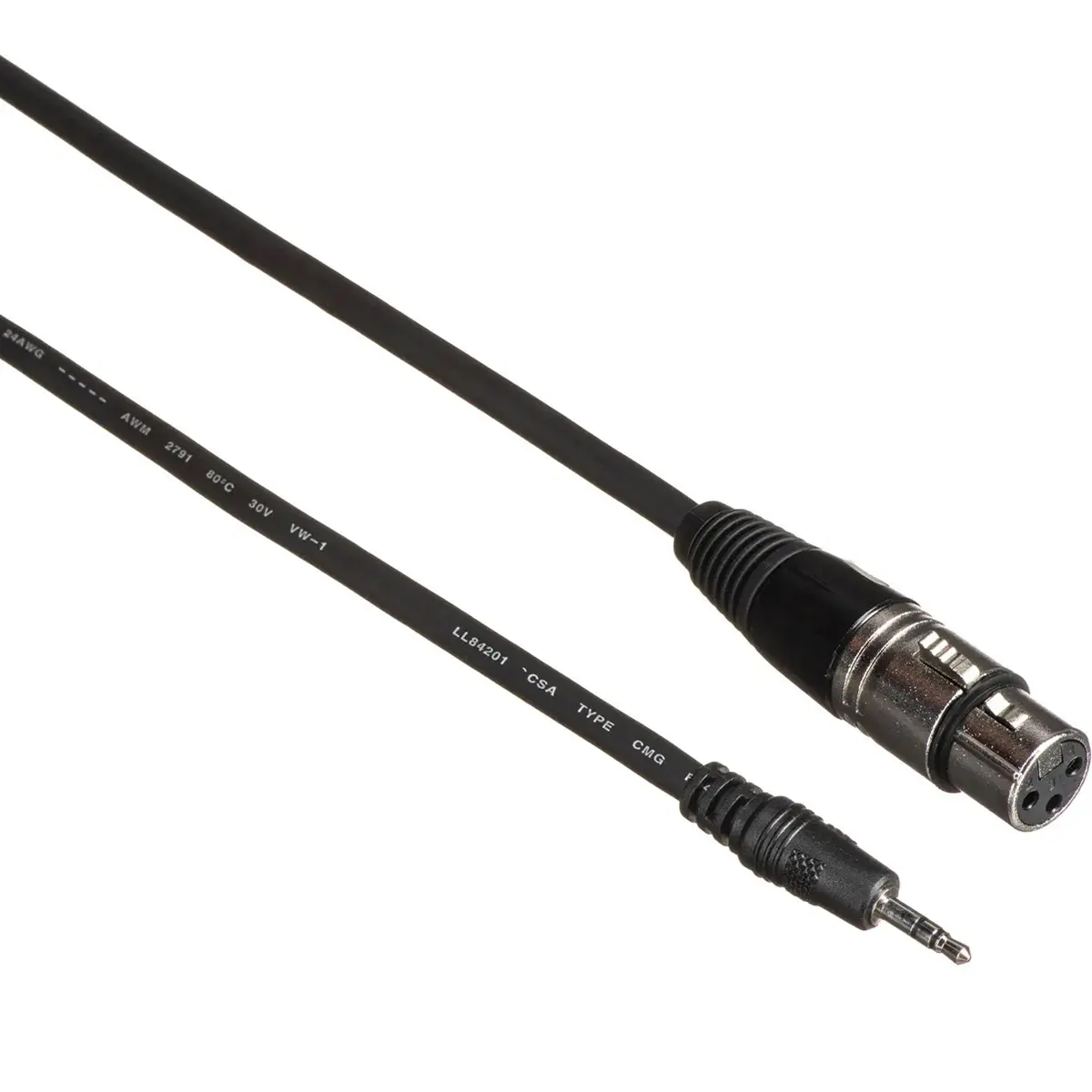 Comprehensive Standard Series XLR Jack to Stereo 3.5mm Mini Plug Audio Cable 6'