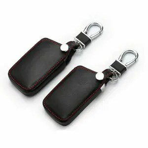 4-Button Remote Bag Holder Leather Remote Car Key Fob Cover Case For-LEXUS Shell