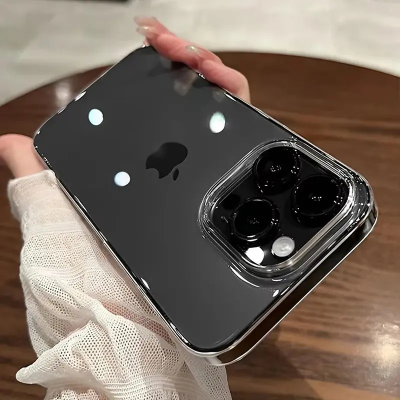 Luxury Shock-Proof Transparent Soft TPU Protective Cover for iPhone 11-17, 16 Pro Max, 17 Air, Pro Max Plus - Multi-Model Smartphone Accessories