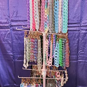 LIVE SALE ONLY Acrylic & Metal Bags Chains - Colorful Variety  for Stylish Accessories