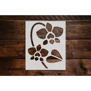 Flower Stencil - Art and Wall Stencil