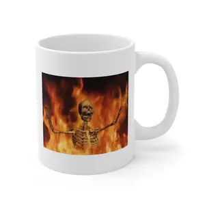 Skeleton Fire Mug