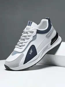 Men's Fashion Sporty Casual Shoes, Comfortable Low Top Sneakers with Laces, Stylish Design for Daily Wear & Outdoor Activities