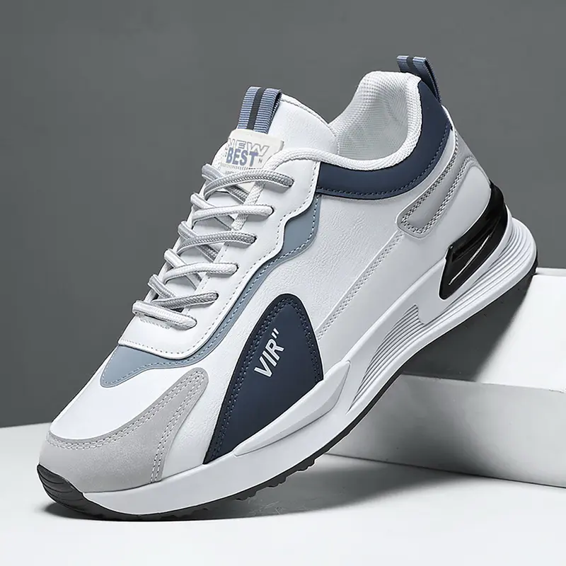 Men's Fashion Sporty Casual Shoes, Everyday Casual Sneakers, Comfortable Low Top with Laces, Stylish Design for Daily Wear & Outdoor Activities