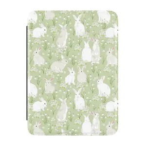 Casely Kindle Case | Hop to it | Green Bunny