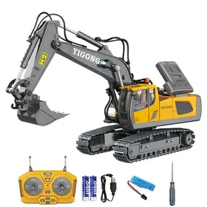 【Quick delivey】 Remote Control Excavator, Remote Control Alloy Excavator Construction Toys - 680°swivel, Suitable for Sand Simulation/outdoor Sand Play, Birthday Gift for Boys And Girls Over 6 Years Old