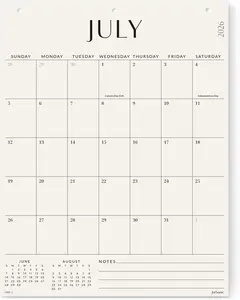 Jotsome Large Wall Calendar 2026-2027 17 x 22 inch Monthly Planner for Home Office Easy Organizing March 2026 to June 2027 Premium Paper Aesthetic Decor