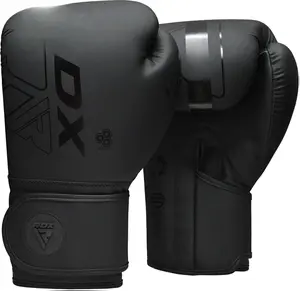 RDX Kids Boxing Gloves Sparring Muay Thai Maya Hide Leather Kara Patent Pending Junior Training Mitt for Kickboxing Punching Bag Focus Pads MMA Thai Pad Double End Ball Punching Gloves