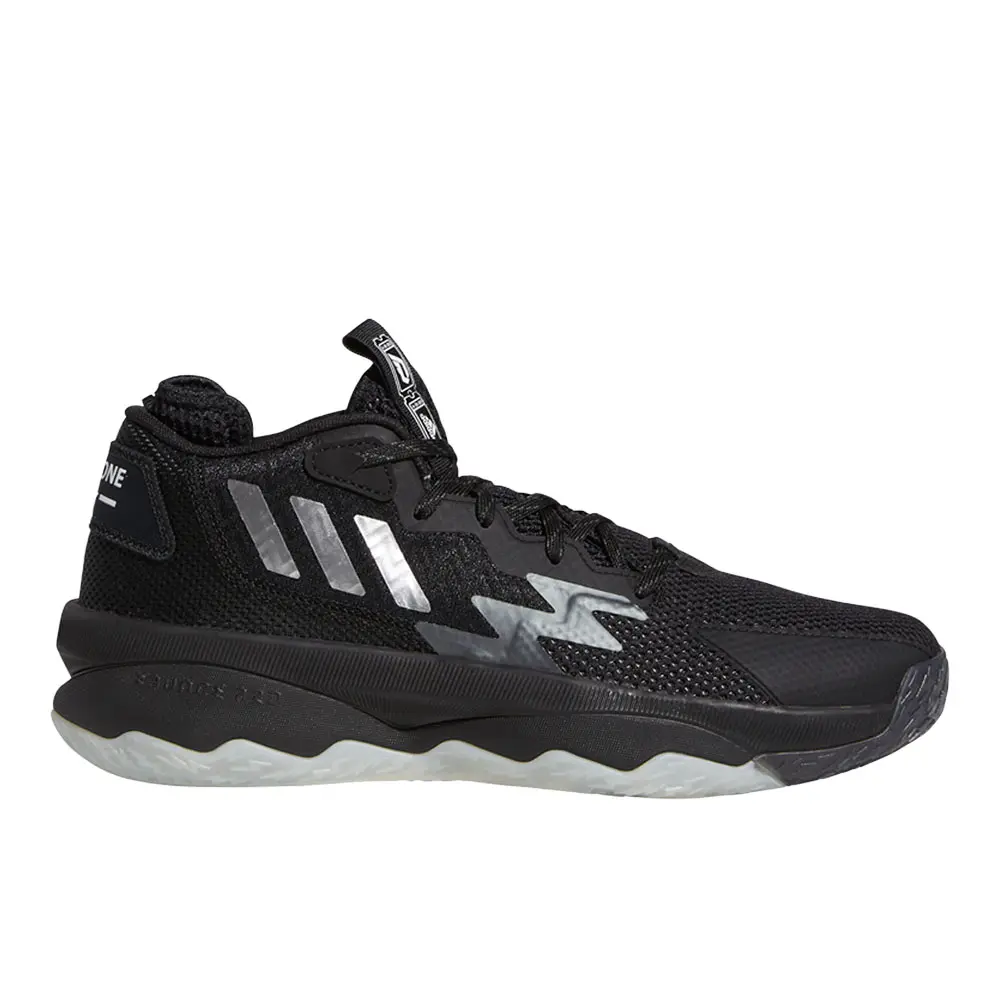 adidas Mens Dame 8 Basketball Sneakers Shoes - Black