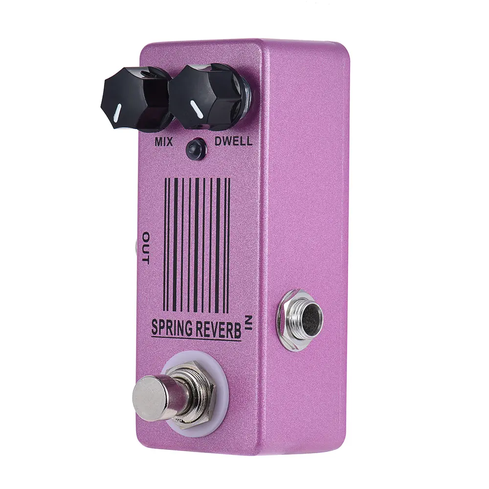 MOSKY MP-51 Guitar Effect Pedal, Mix Dwell, True Bypass, Single Spring Reverb Effect