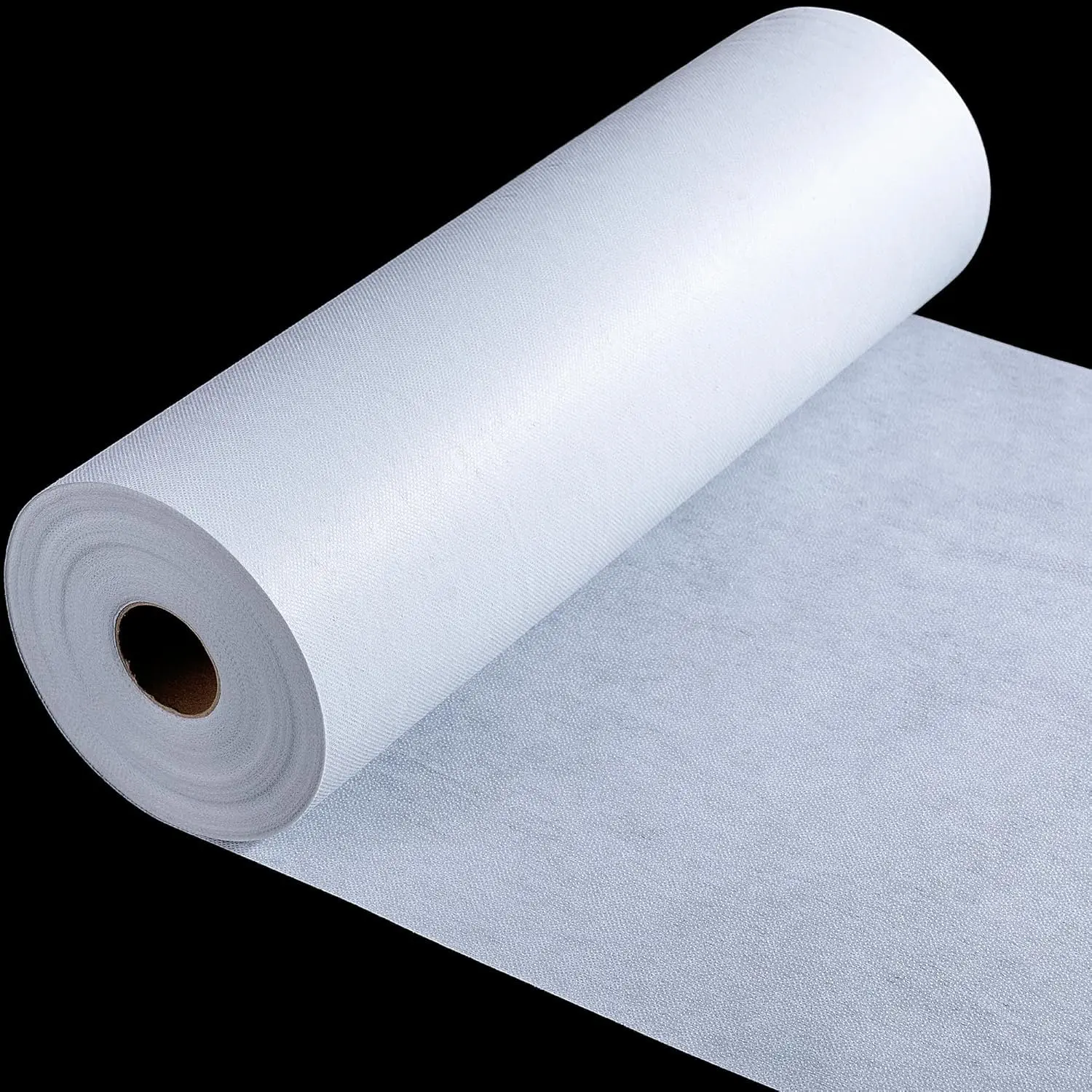 Double Sided Iron  Adhesive Film, 11.8 x 15 Yards Light Weight Press- Patch Heat Melt Fabric Glue Sheet Permanent Fusible Adhesive for Fabric Sewing and DIY Crafts