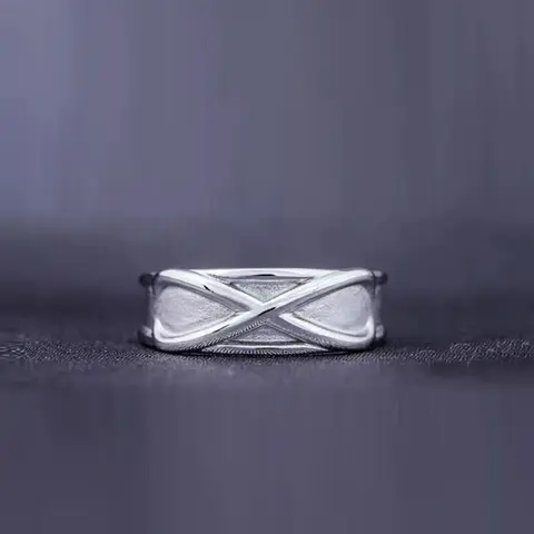 Open Space Ring Retro Goku Black Ring Punk Gothic Adjustable Ring Men's Handmade Designer Jewelry Accessories Anime Couple Gift