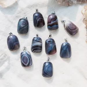 Botswana Agate Pendant | Natural Handmade Craft