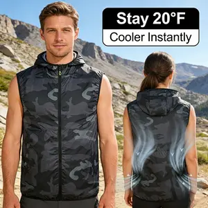 Ultimate Cooling Vest for Summer: 3-Speed Dual Fan System | Lightweight & Water-Resistant | Perfect for Golf, Fishing, Gardening & Professional Construction Work | Stay Comfortable in High Heat(Compatible with Any Power Bank)