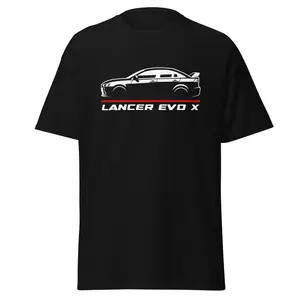 Premium T-Shirt For Lancer EVO X 2008 Car Enthusiast Grandpa Dad Son Birthday Gift Men's Tee